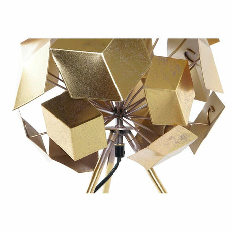 Bureaulamp DKD Home Decor Gouden 220 V 50 W Modern Geometrisch (29 x 29 x 45 cm)