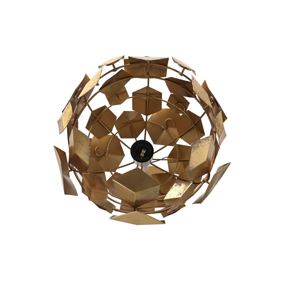 Vloerlamp DKD Home Decor Gouden Metaal Modern Geometrisch (28 x 28 x 103 cm)