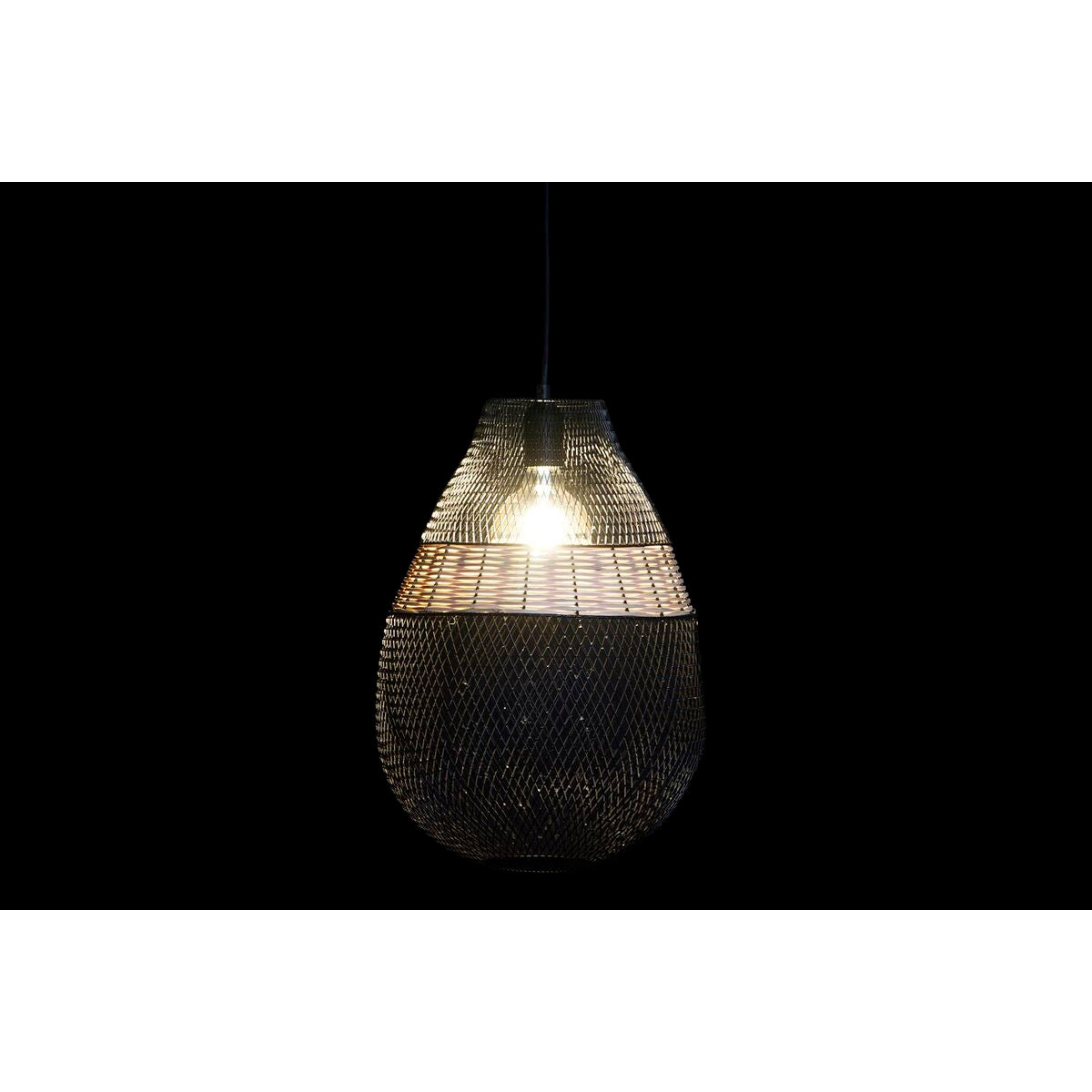 Plafondlamp DKD Home Decor Zwart Bruin 220 V 50 W (32 x 32 x 43 cm)