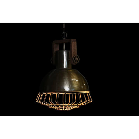 Plafondlamp DKD Home Decor Ziverachtig Bruin Zilver 50 W (31 x 31 x 44 cm)