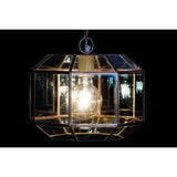 Plafondlamp DKD Home Decor Kristal Blauw Gouden Blik 50 W (29 x 31 x 23 cm)