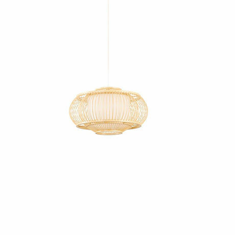 Plafondlamp DKD Home Decor Polyester Bamboe (40 x 40 x 18 cm)
