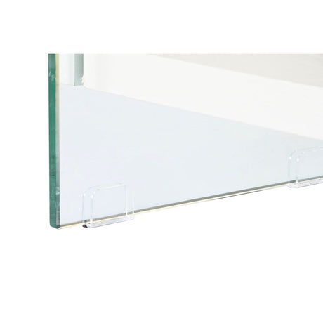 Wandplank DKD Home Decor Wit Transparant Kristal Hout MDF 90 x 35 x 180 cm (1)