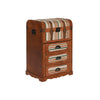 Ladenkast Home ESPRIT Bruin Multicolour Hout Canvas Koloniaal 45 x 35 x 71,5 cm