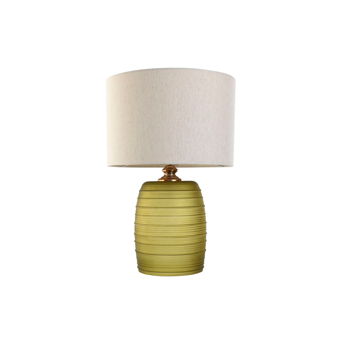 Bureaulamp Home ESPRIT Groen Beige Gouden Kristal 50 W 220 V 38 x 38 x 57 cm