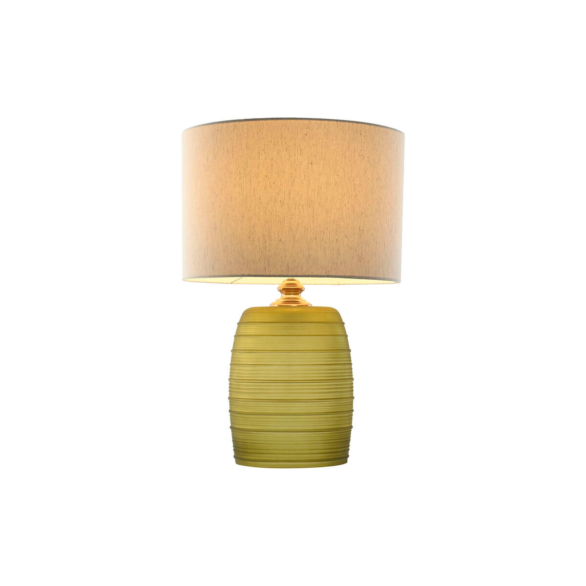 Bureaulamp Home ESPRIT Groen Beige Gouden Kristal 50 W 220 V 38 x 38 x 57 cm