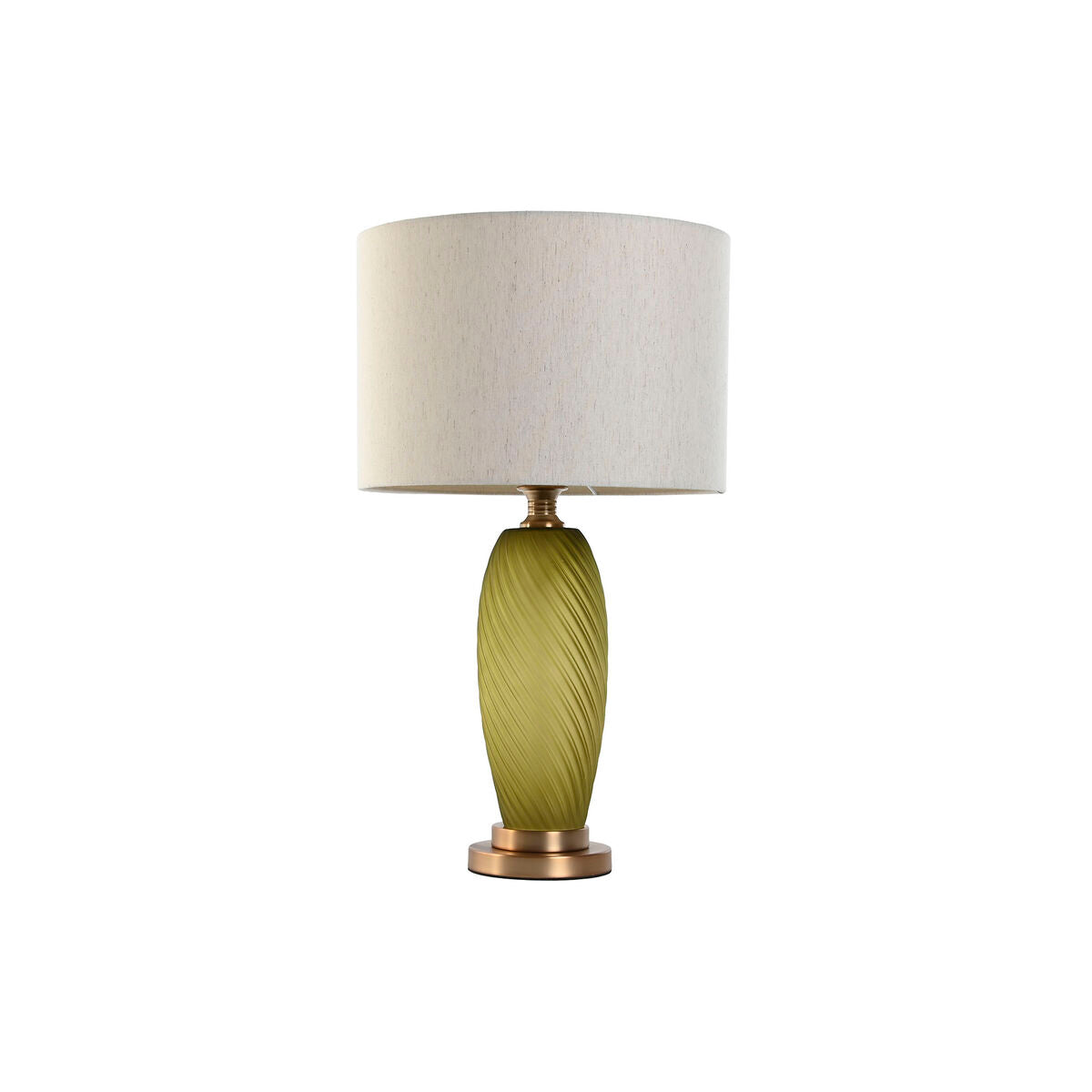 Bureaulamp Home ESPRIT Groen Beige Gouden Kristal 50 W 220 V 36 x 36 x 61 cm