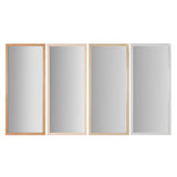 Wandspiegel Home ESPRIT Wit Bruin Beige Grijs Kristal polyestyreen 68 x 2 x 156 cm (4 Stuks)
