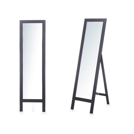 Staande spiegel Zwart Hout 40 x 145 x 40 cm