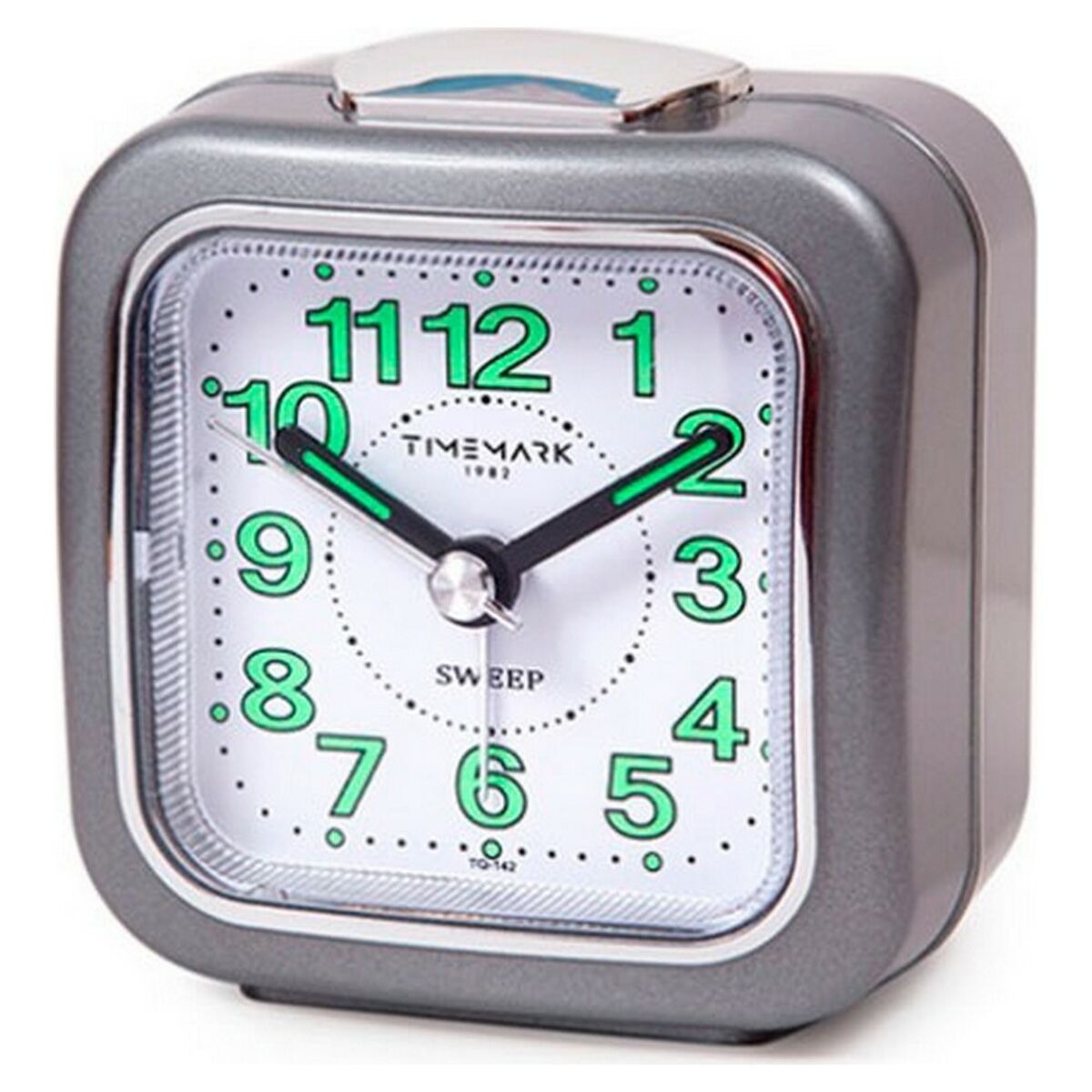 Analoge alarmklok Timemark Grijs (7.5 x 8 x 4.5 cm)