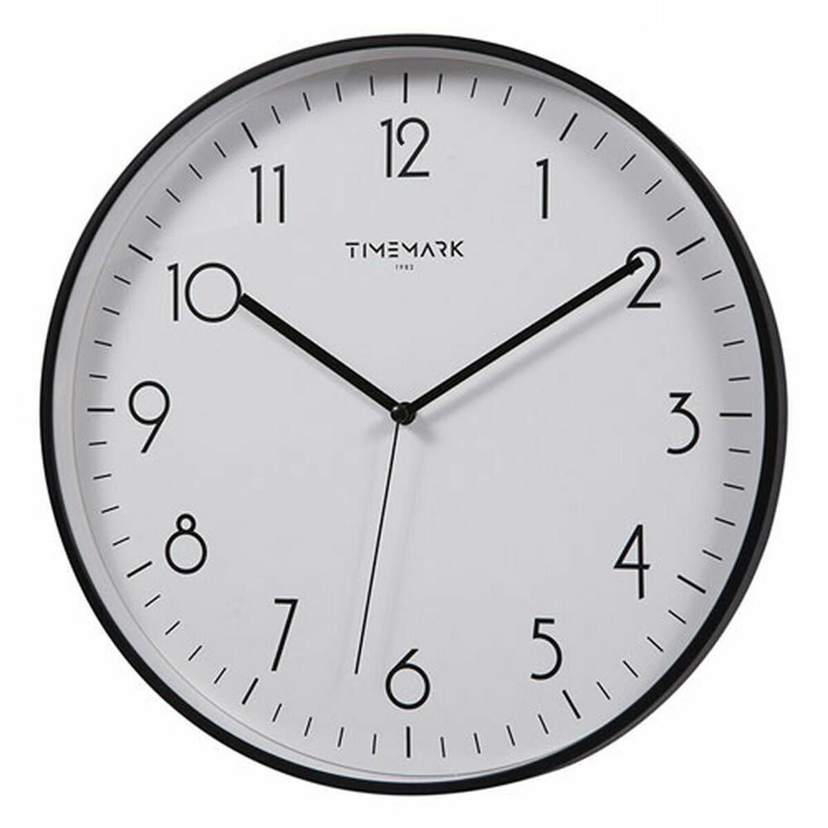 Muurklok Timemark Zwart (30 x 30 cm)