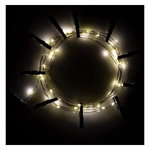 LED-lichtkrans Ledkia Draadloos Verchroomd (3,5 m)