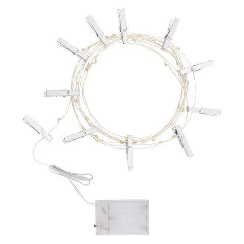 Image of LED-lichtkrans Ledkia Draadloos Verchroomd (3,5 m)