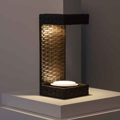 Image of Bureaulamp Ledkia Agra Zon Polyethyleen Donkerbruin 1 W