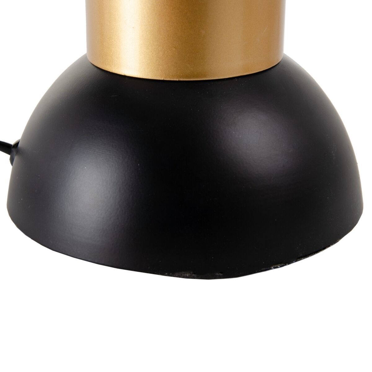 Ledtafellamp Kristal Zwart Metaal Wit 15 x 15 x 22 cm