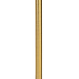 Vloerlamp 24 x 17 x 160 cm Kristal Gouden Metaal