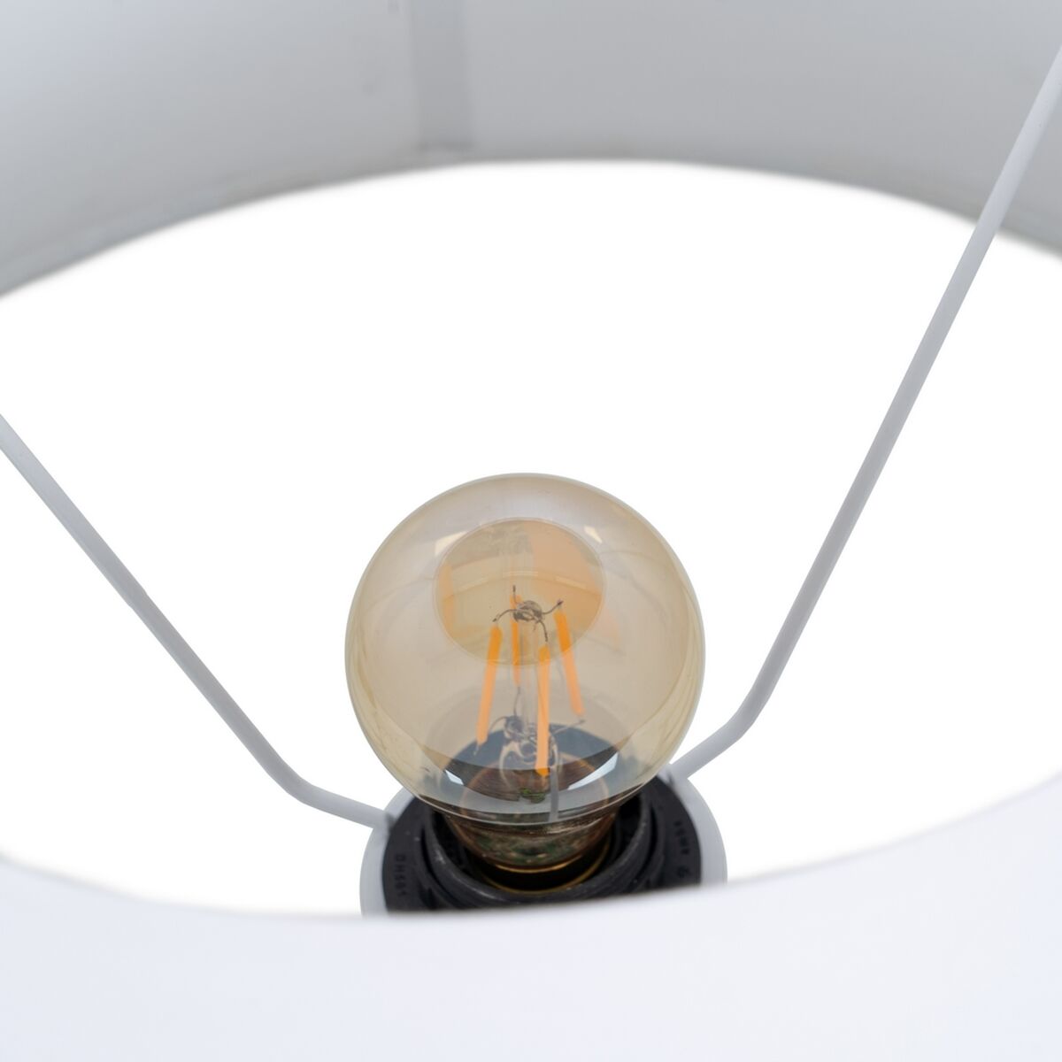 Lamp Wit Zwart 40,75 x 40,75 x 68 cm