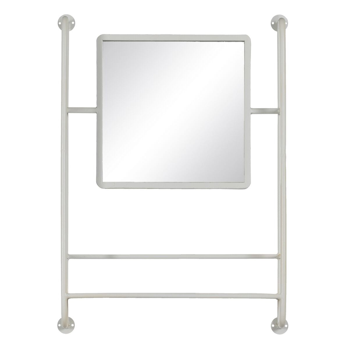Wandspiegel Wit Kristal 52,5 x 12 x 73 cm