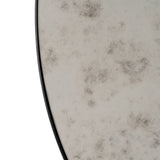 Wandspiegel Zwart Kristal Ijzer 90 x 90 cm