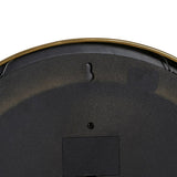 Muurklok Zwart Gouden Ijzer 46 x 7 x 46 cm