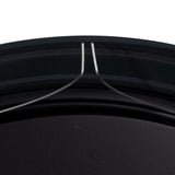 Muurklok Wit Zwart Ijzer 70 x 70 x 6,5 cm