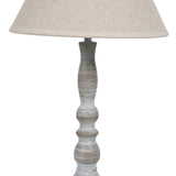 Lamp Beige Grijs 60 W 20 x 20 x 34 cm