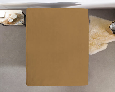 Image of Home Care 160 GSM Jersey Hoeslaken - Taupe