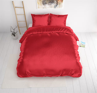 Sleeptime Beauty Skin Care Dekbedovertrek - Rood