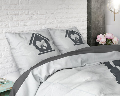 Image of Dreamhouse Bedding Pure Cotton Home is with you-dekbedovertrek