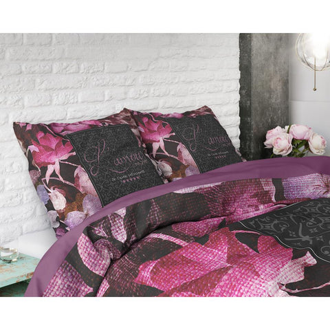 Image of DREAMHOUSE VINTAGE AMOUR BLACK Katoen