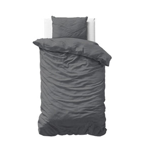 Primaviera Uni Satin Dekbedovertrek - Antraciet