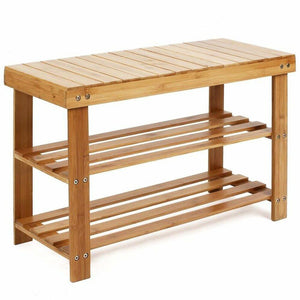 Schoenenrek Bamboe (70 x 28 x 45 cm) (Gerececonditioneerd D)