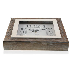 Muurklok Hout MDF/Metaal (7 x 40 x 40 cm)
