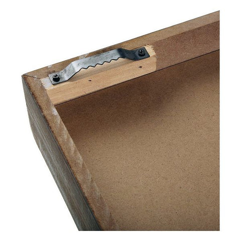 Image of Muurklok Hout MDF/Metaal (7 x 40 x 40 cm)