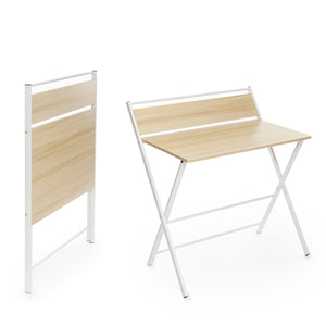 Inklapbaar bureau met schap