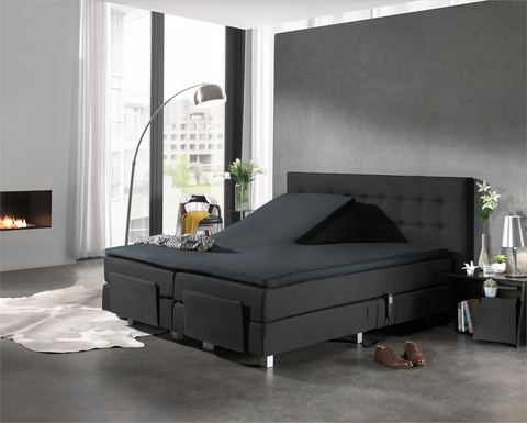 Image of Homecare Splittopper Jersey Hoeslaken - Antraciet